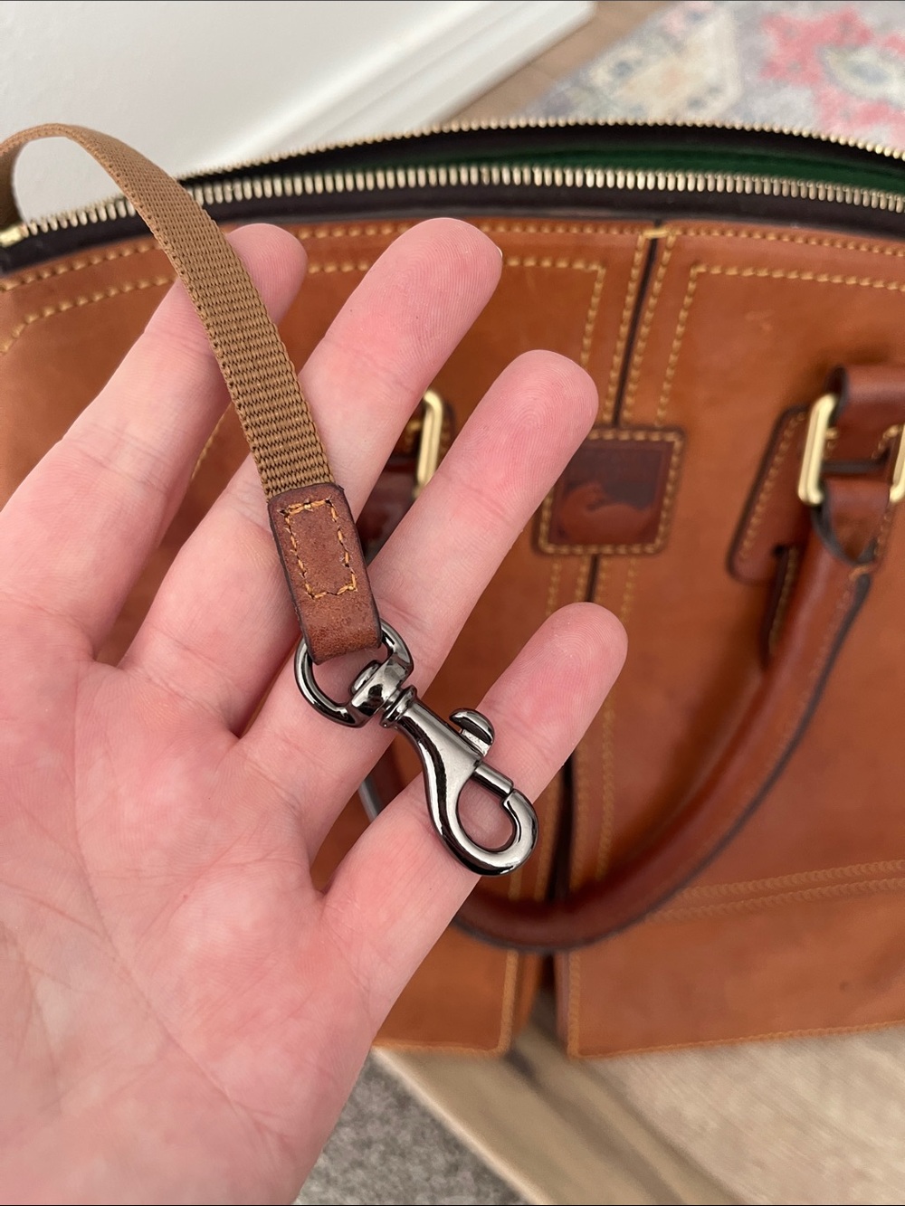 Dooney and Bourke Clayton Florentine Tote - Picture 11 of 14